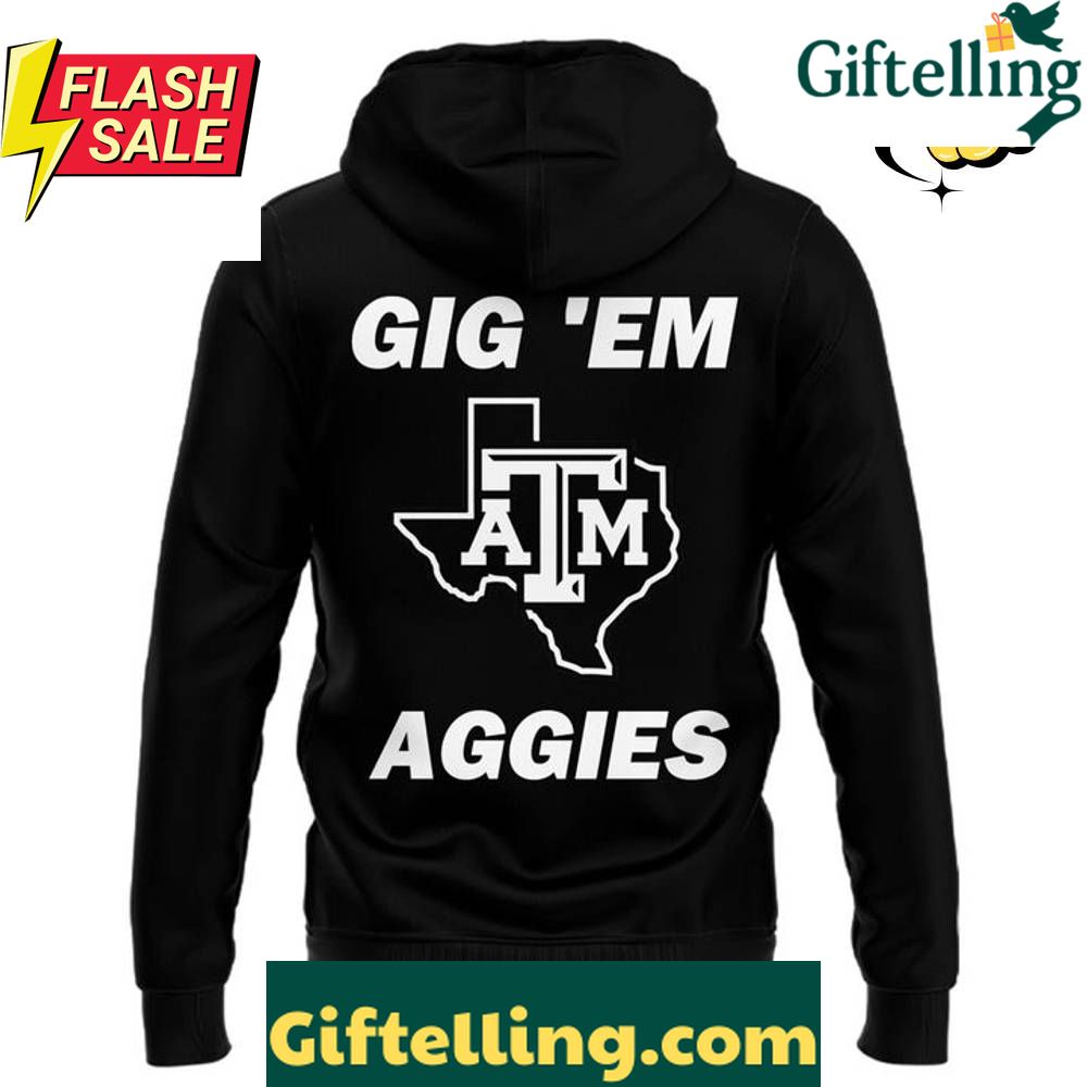 Texas AM Aggies Dark Mode Blackout Special Tee