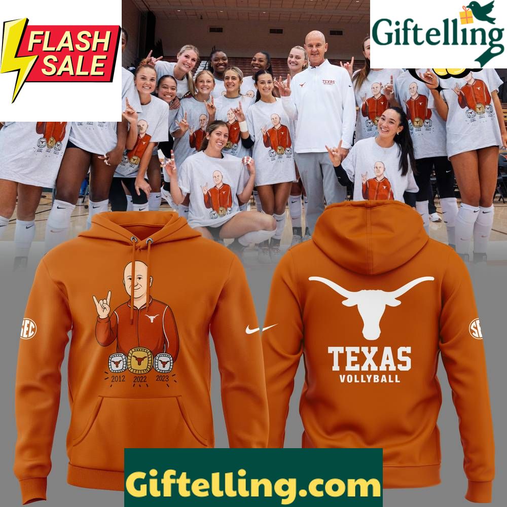 Texas Longhorns Volleyball Coach Jerrittelliott Special Hoodie