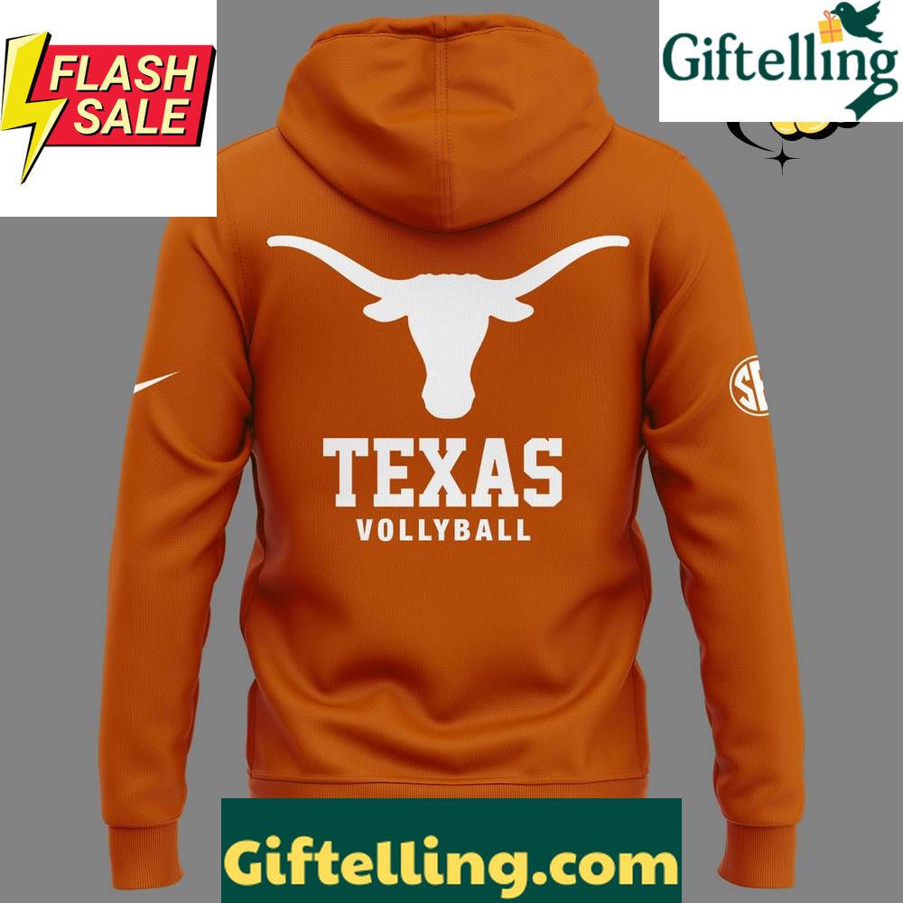 Texas Longhorns Volleyball Coach Jerrittelliott Special Hoodie