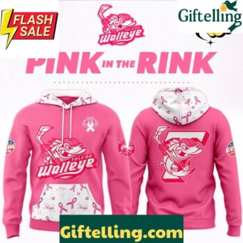 Toledo Walleye 2025 Pink in the Rink Special Hoodie