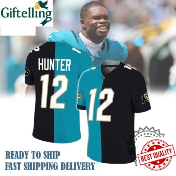 Travis Hunter Half Buffaloes And Jaguars Football Jersey