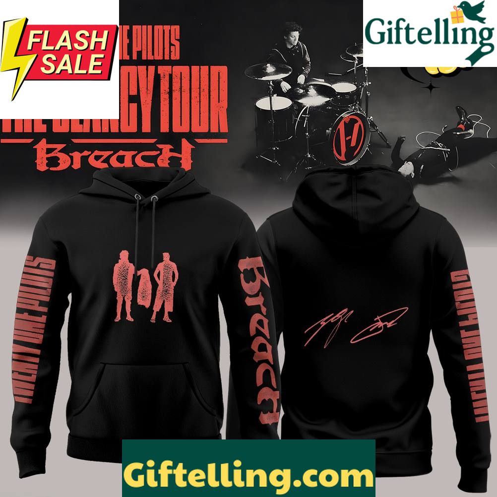 Twenty One Pilots The Clancy Tour Breach Signature Hoodie