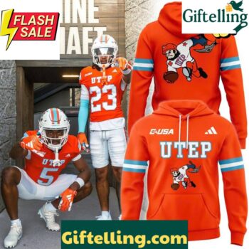 UTEP Miners Football 2025 93rd Homecoming Special Orange Hoodie