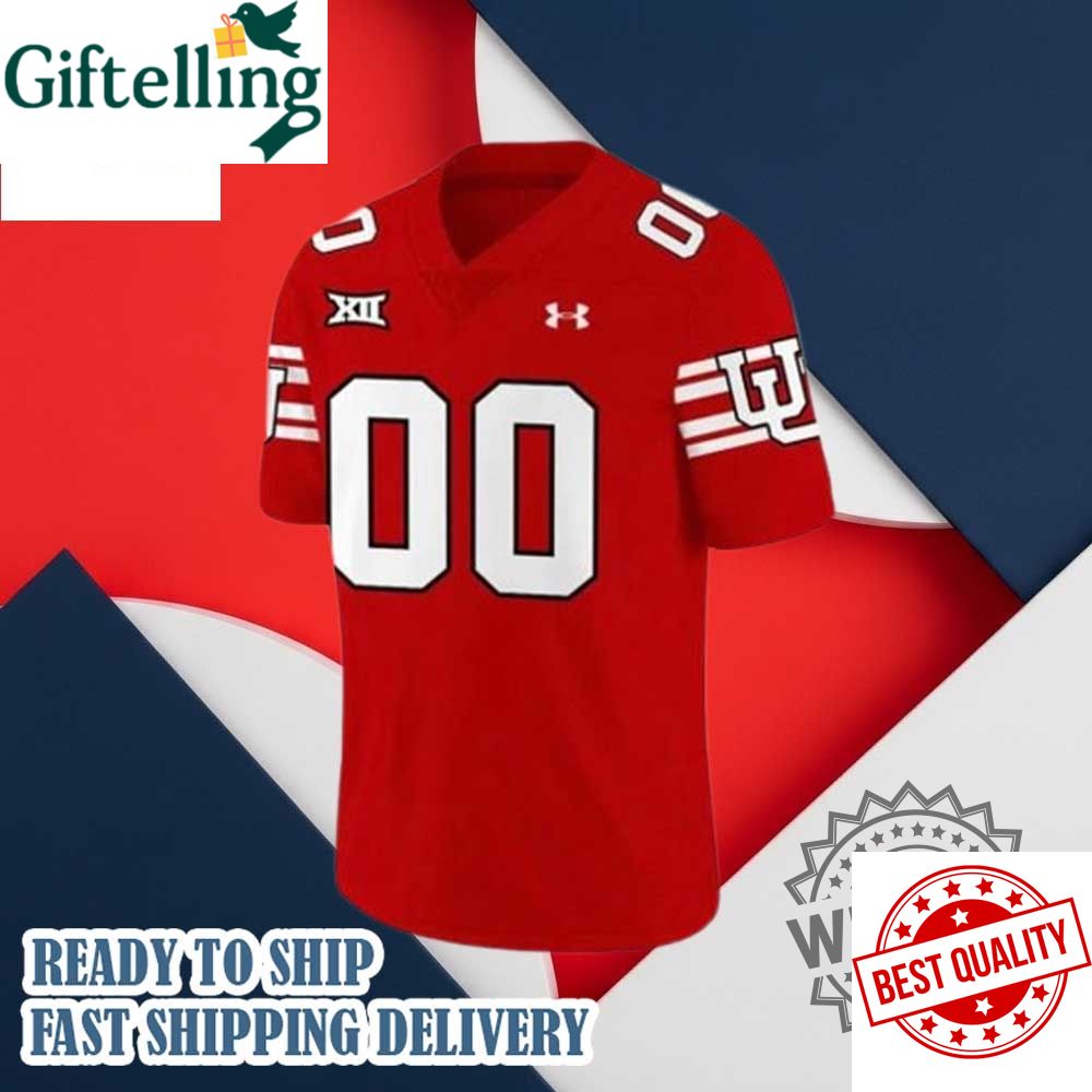 Utah Utes Ute Proud Gameday Red Custom Football Jersey