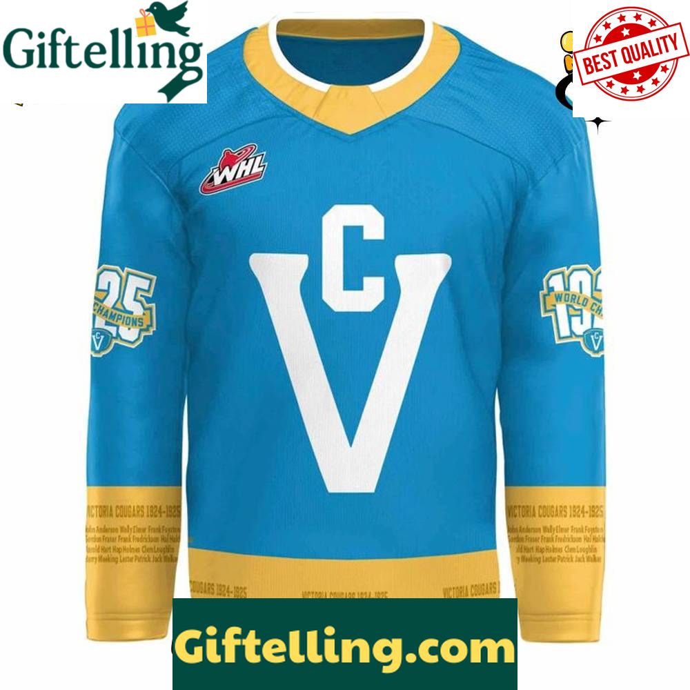 Victoria Royals x 2025 Victoria Cougars Night Custom Hockey Jersey
