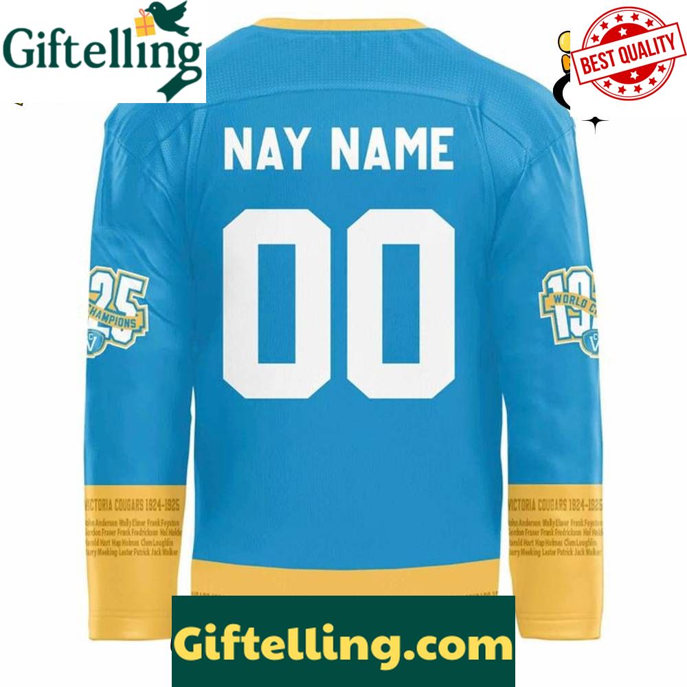 Victoria Royals x 2025 Victoria Cougars Night Custom Hockey Jersey