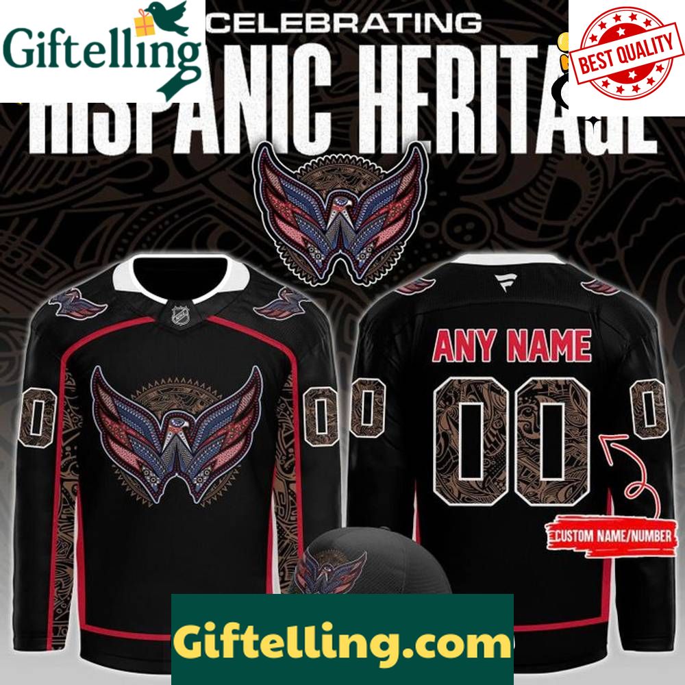 Washington Capitals Celebrate Hispanic Heritage Custom Hockey