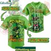 Grinch St. Patrick’s Day Fan Custom Baseball Jersey