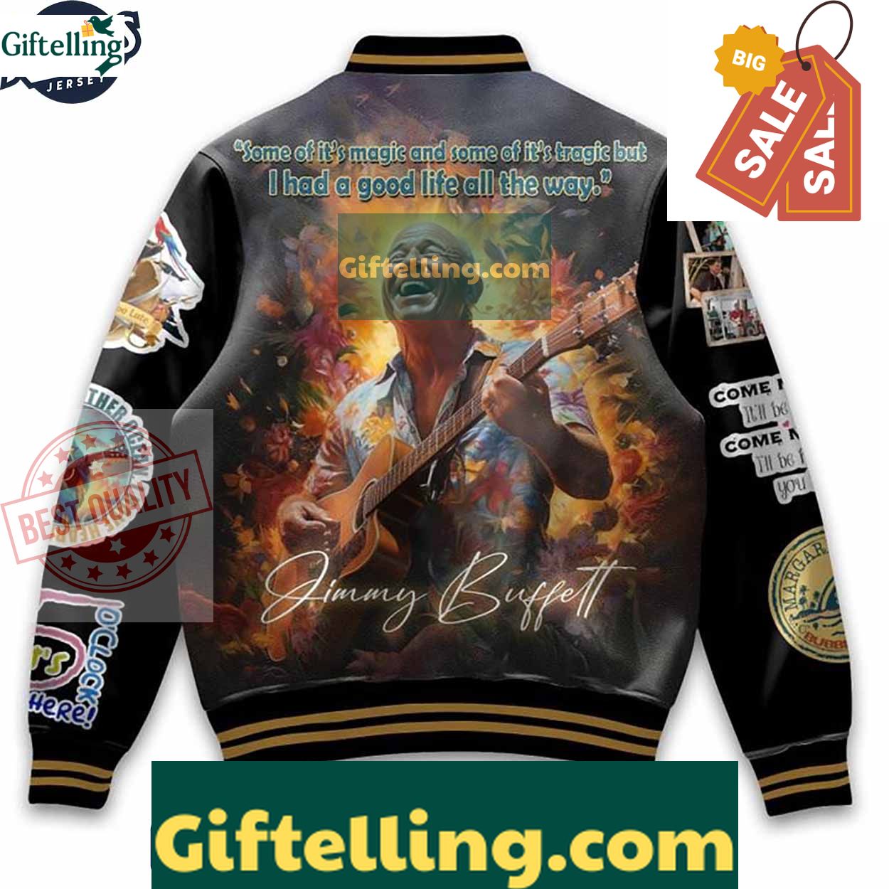Jimmy Buffett Baseball Jacket Outfit MLB Gift 3 Jimmy Buffett Baseball Jacket Outfit MLB Gift