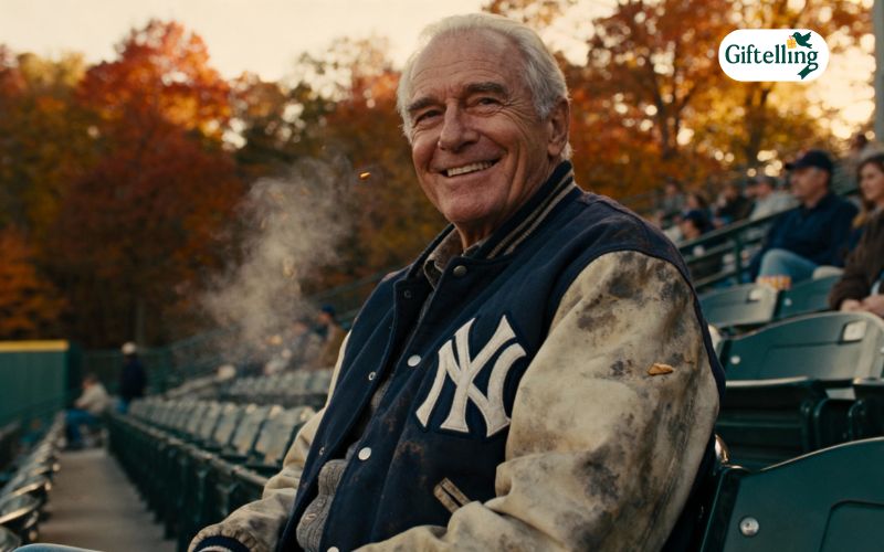 Baseball fans wearing hometown team MLB jackets showing regional pride at local stadium