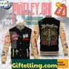 Motley Crue Smiling Mask Custom Baseball Jacket MLB Gift