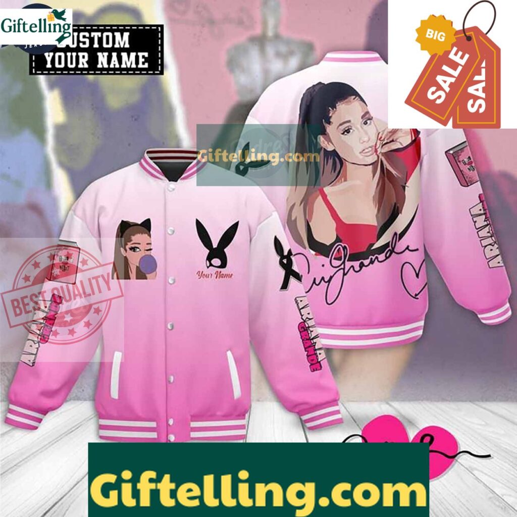 Music Ariana Grande Baseball Jacket MLB Gift