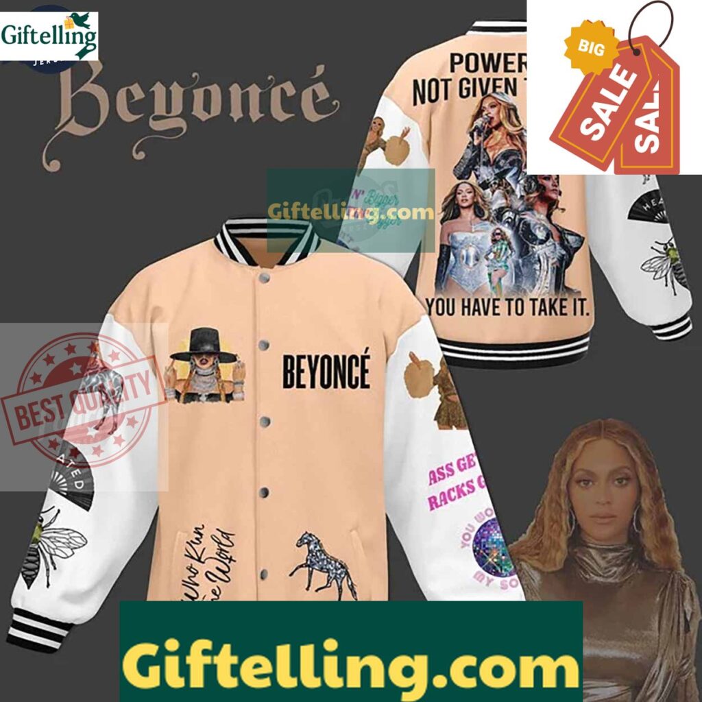 Music Beyonce Baseball Jacket Stylish Gear For Queen Bey Fans MLB Gift