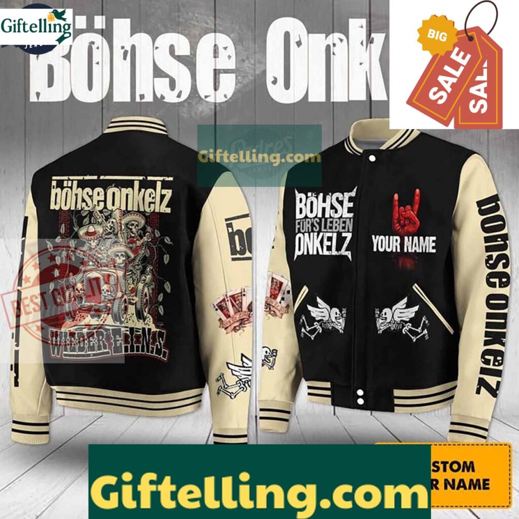 Music Böhse Onkelz Band Baseball Jacket MLB Gift