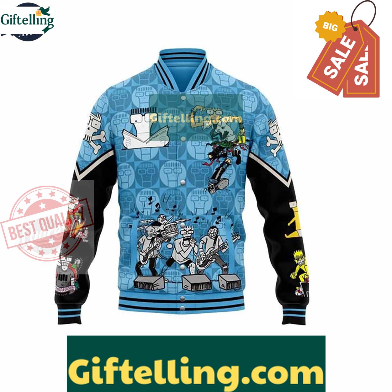 Music Decedents Baseball Jacket Trendy Style For Fans MLB Gift 2 Music Decedents Baseball Jacket Trendy Style For Fans MLB Gift