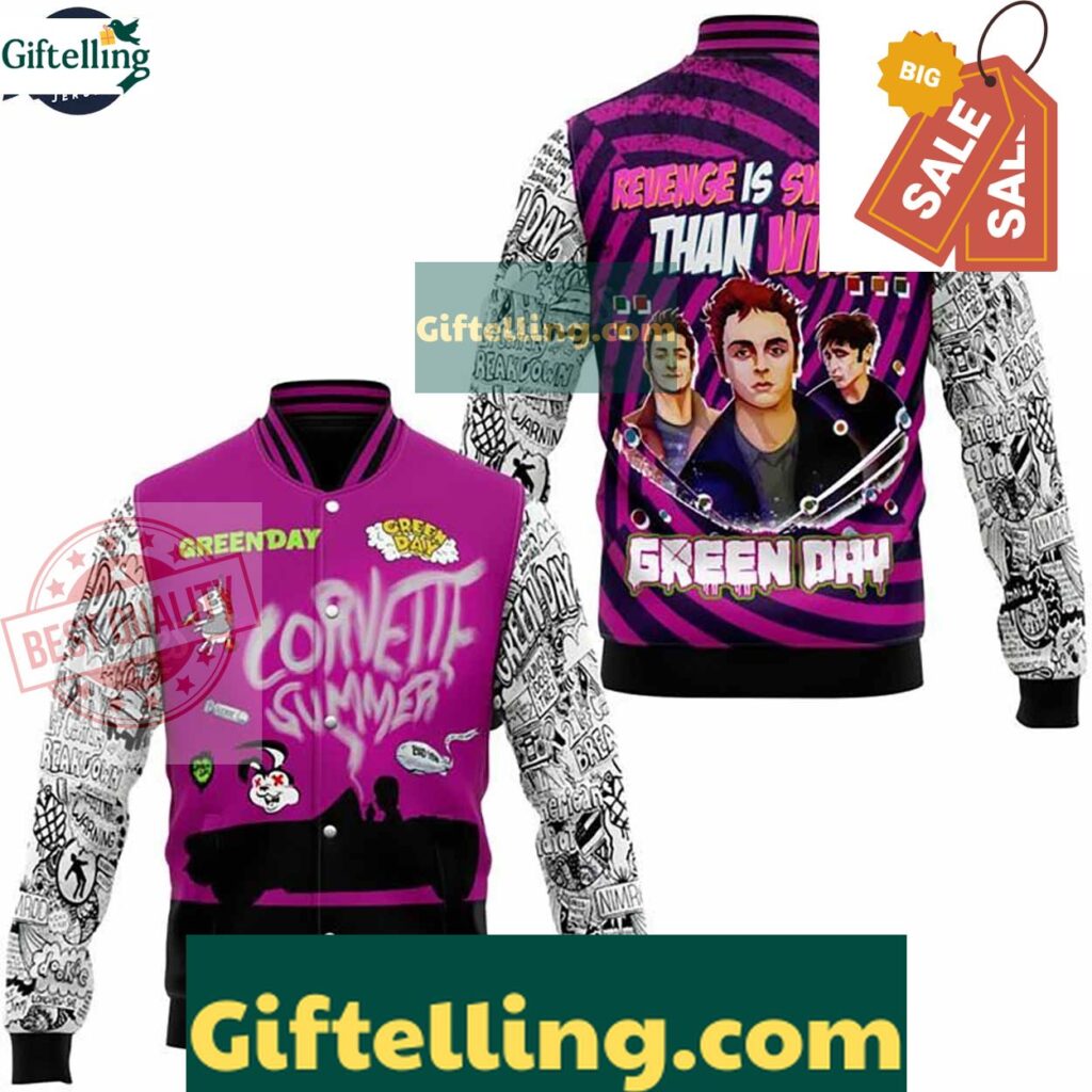Music Green Day Band Baseball Jacket Essential Gear For Fans MLB Gift
