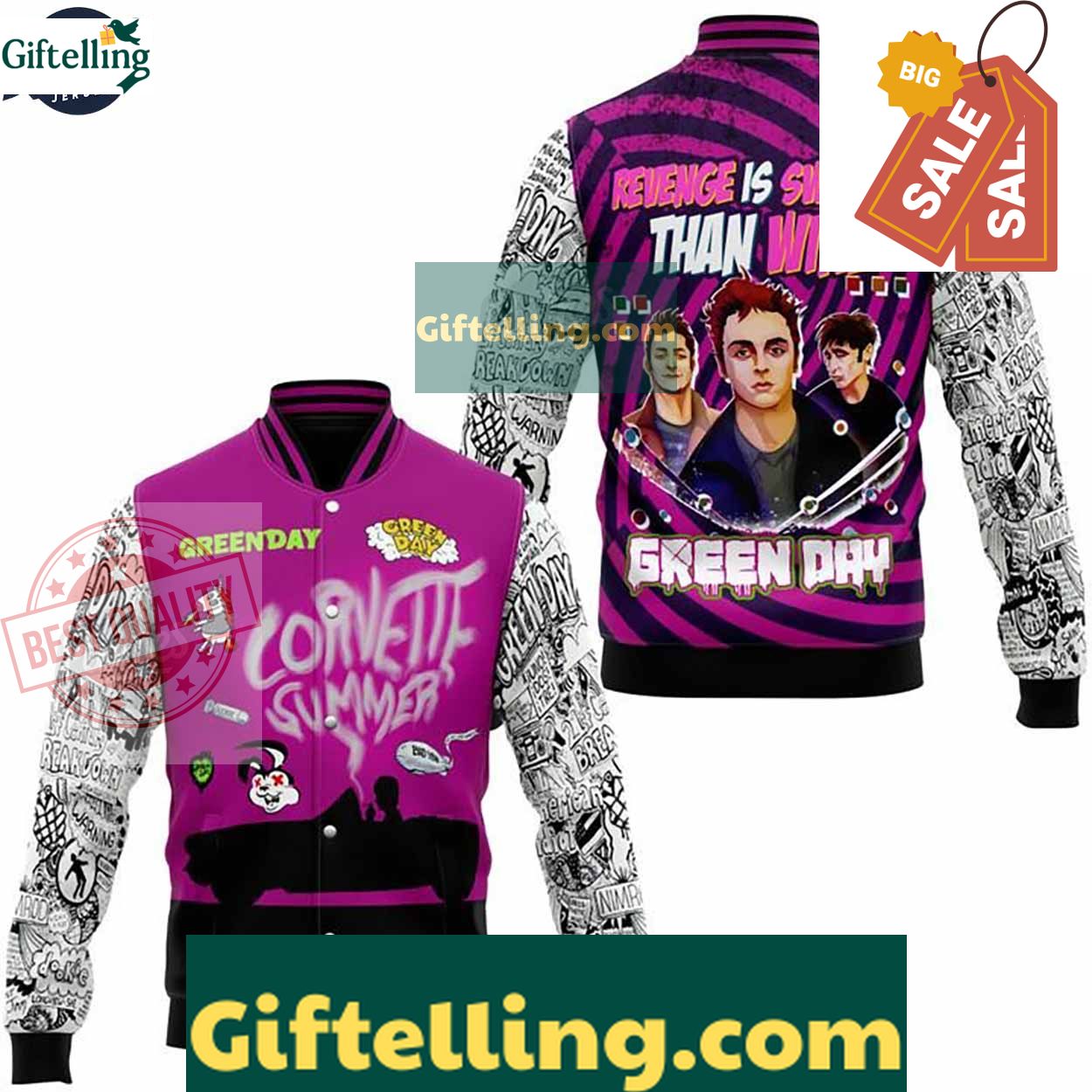 Music Green Day Band Baseball Jacket Essential Gear For Fans MLB Gift 1 Music Green Day Band Baseball Jacket Essential Gear For Fans MLB Gift