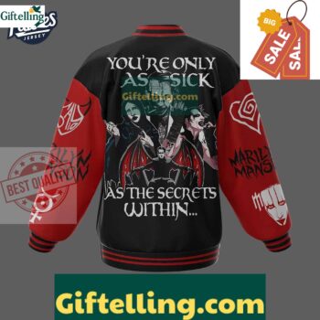 Music Marilyn Manson Baseball Jacket MLB Gift