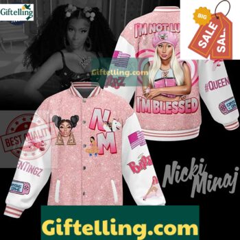 Music Nicki Minaj Baseball Jacket Bold Style For Barbz MLB Gift