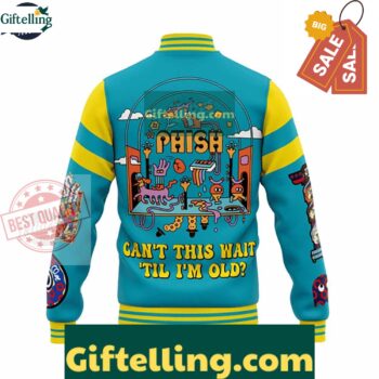 Music Phish Band Baseball Jacket Trendy Gear for Fans MLB Gift