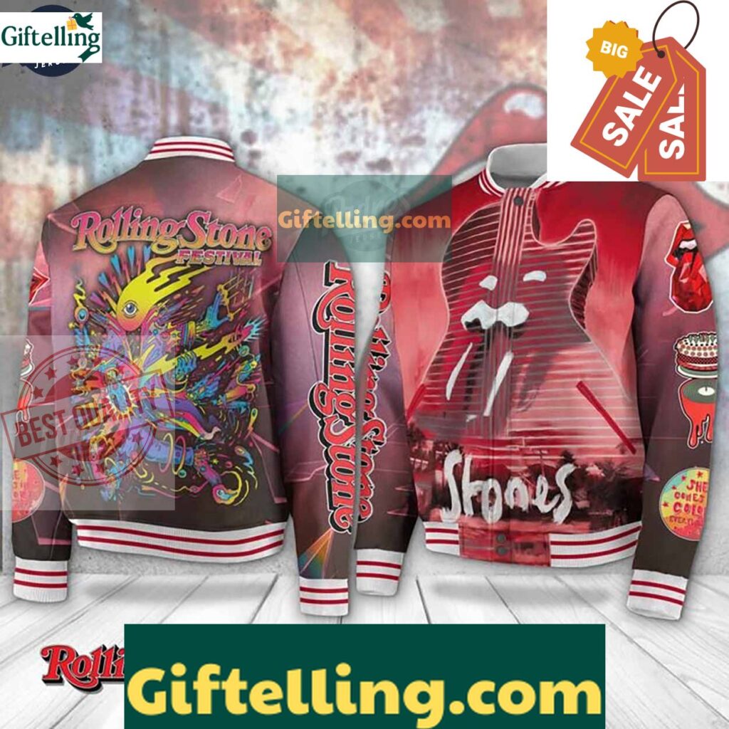 Music The Rolling Stone Band Baseball Jacket MLB Gift