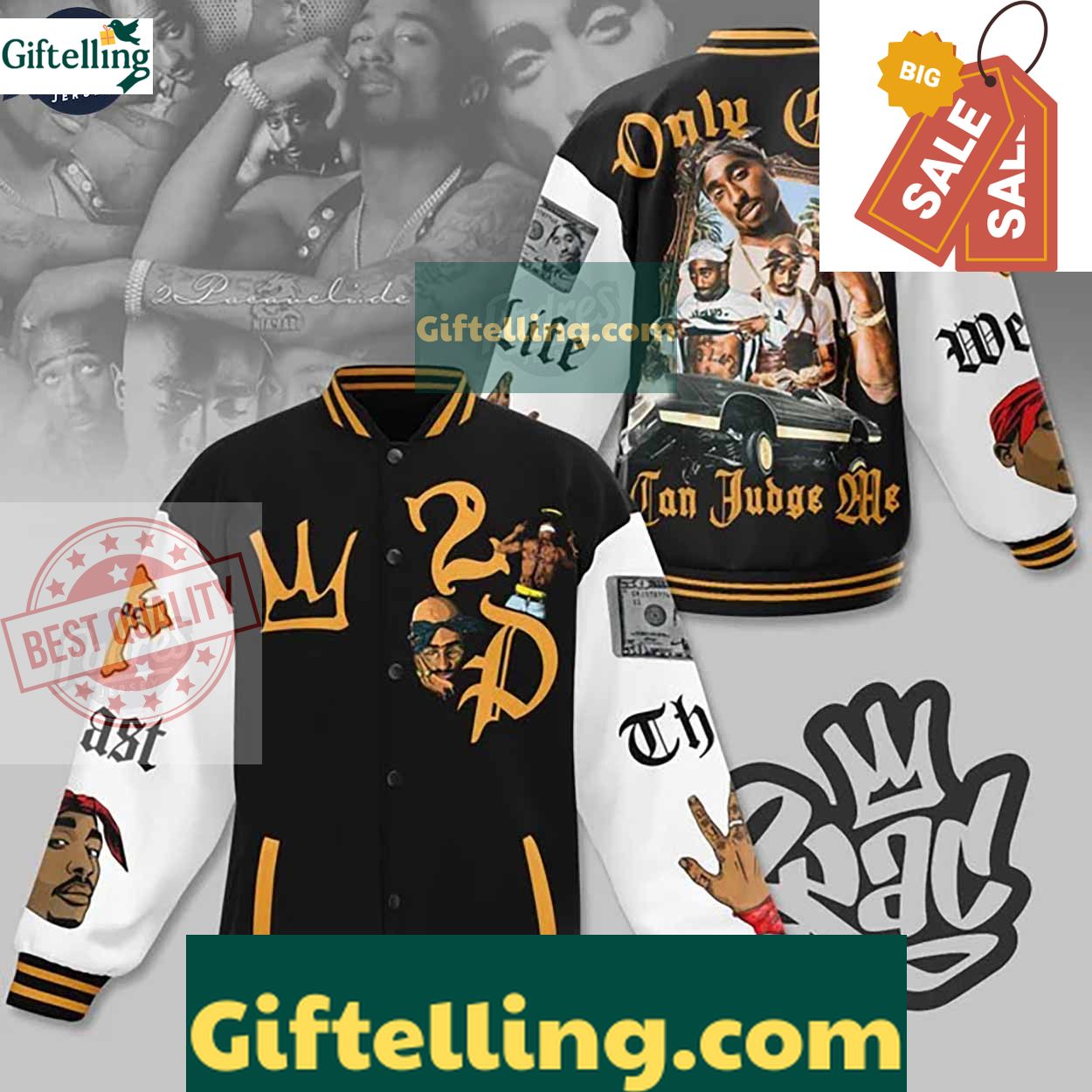 Music Tupac Shakur Baseball Jacket Rapper Style MLB Gift 1 Music Tupac Shakur Baseball Jacket Rapper Style MLB Gift