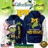 NCAA Michigan Wolverines Funny Grinch Football 2025-2026 Zip Hoodie Shirt