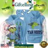 NCAA North Carolina Tar Heels Funny Grinch Football 2025-2026 Zip Hoodie Shirt