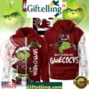 NCAA South Carolina Gamecocks Funny Grinch Football 2025-2026 Zip Hoodie Shirt