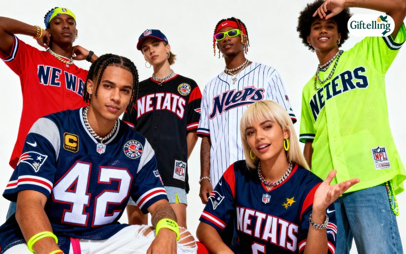 Confident NFL baseball jersey styling showing diverse outfit options and personal expression