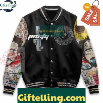 Post Malone Baseball Jacket Outfit MLB Gift