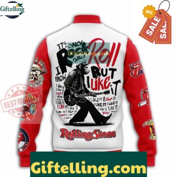 Rolling Stone Baseball Jacket - Custom Name MLB Gift