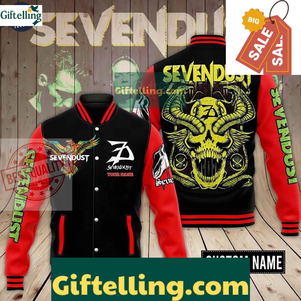 Sevendust Rock Band Baseball Jacket - Custom Name MLB Gift