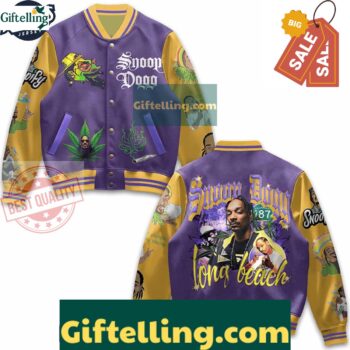 Snoop Dogg Long Beach Baseball Jacket Outfit MLB Gift