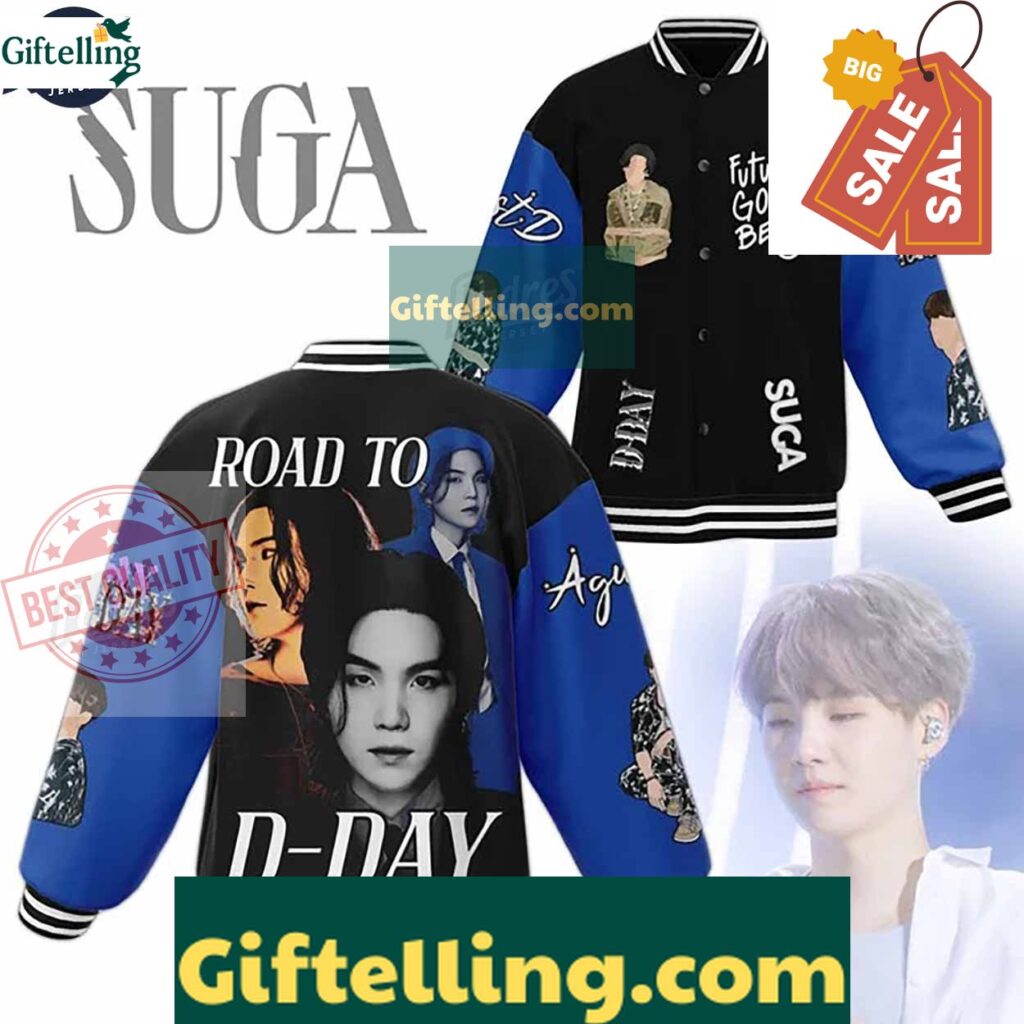 Suga D Day Music Baseball Jacket MLB Gift