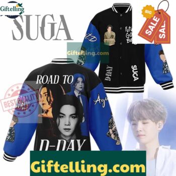 Suga D Day Music Baseball Jacket MLB Gift