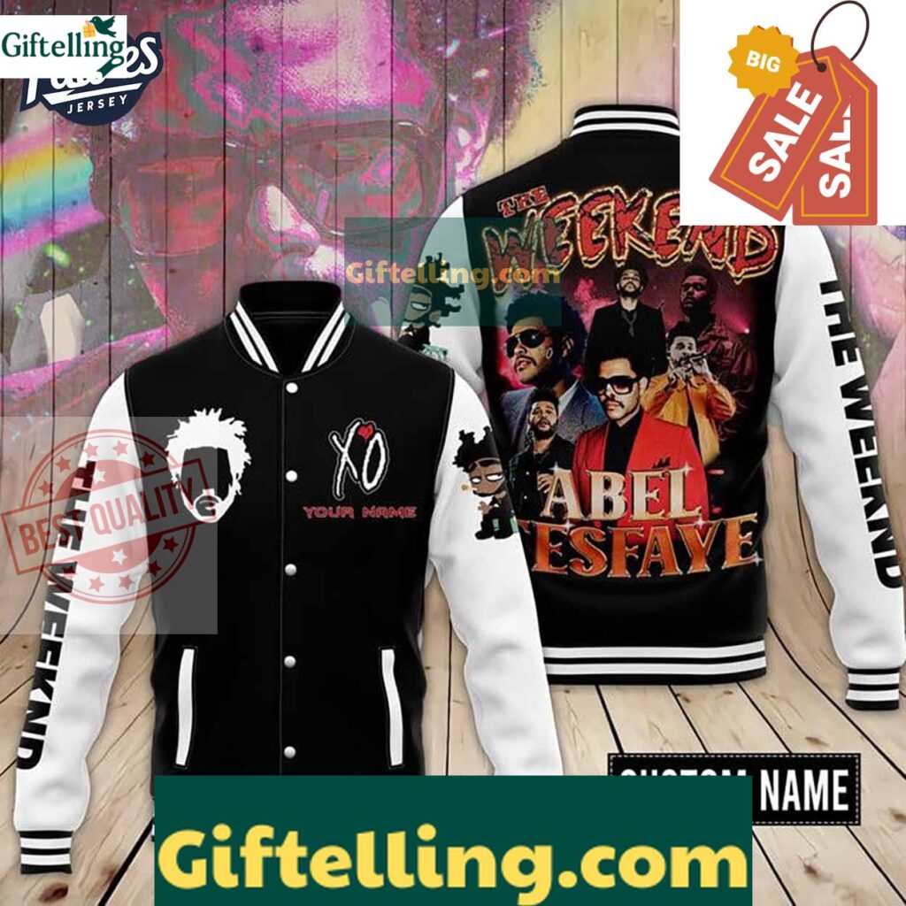 The Weeknd Abel Tesfaye Custom Baseball Jacket MLB Gift