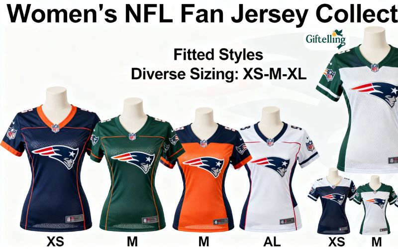 Customized NFL fan jerseys showing personalization options and family coordination