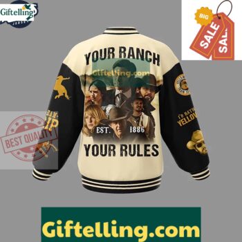 Yellowstone Dutton Ranch Baseball Jacket Outfit MLB Gift