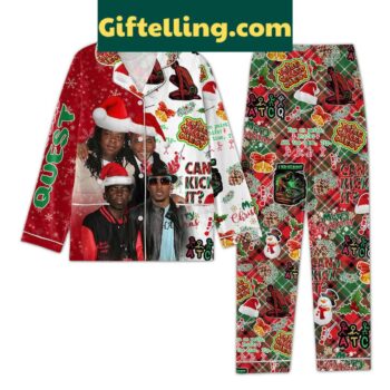 A Tribe Called Quest Christmas Can I Kick It Polyester Pajamas Set