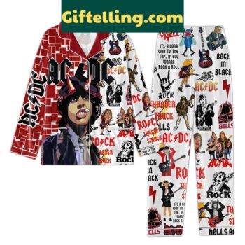 ACDC Its A Long Way To The Top Pajamas Set