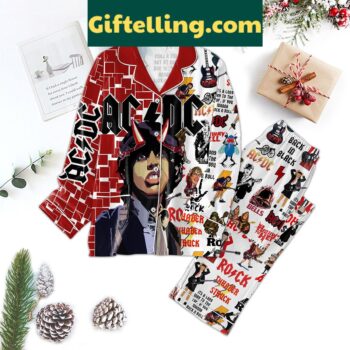 ACDC Its A Long Way To The Top Pajamas Set