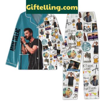 Adam Doleac Sound Alright polyester pajamas set, long sleeves and pants with Sound Alright graphic