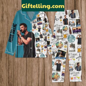 Adam Doleac Sound Alright polyester pajamas set, long sleeves and pants with Sound Alright graphic