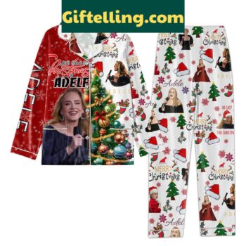 Adele Christmas Pajamas 2024 Polyester PJs Set