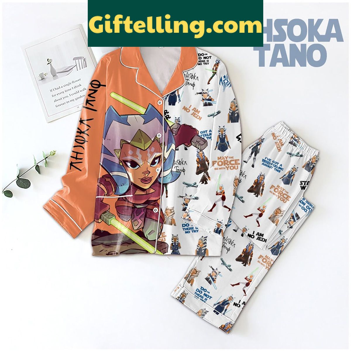 ahsoka-tano-may-the-force-be-with-you-pajamas-set-for-star-wars-fans-1 Ahsoka Tano May The Force Be With You Pajamas Set for women