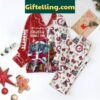 Alabama Crimson Tide Christmas Pajamas Set featuring Roll Tide design