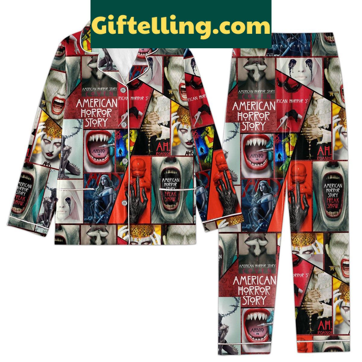 american-horror-story-freak-show-pajamas-set-cozy-up-in-fear-2 American Horror Story Freak Show themed pajamas set