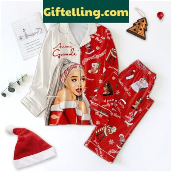 Ariana Grande-inspired pajamas set with 'Don't Make Me Fall In Love Again If He Won't Be Here' quote