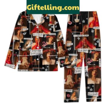 Ariana Grande Eternal Sunshine fan polyester pajamas set